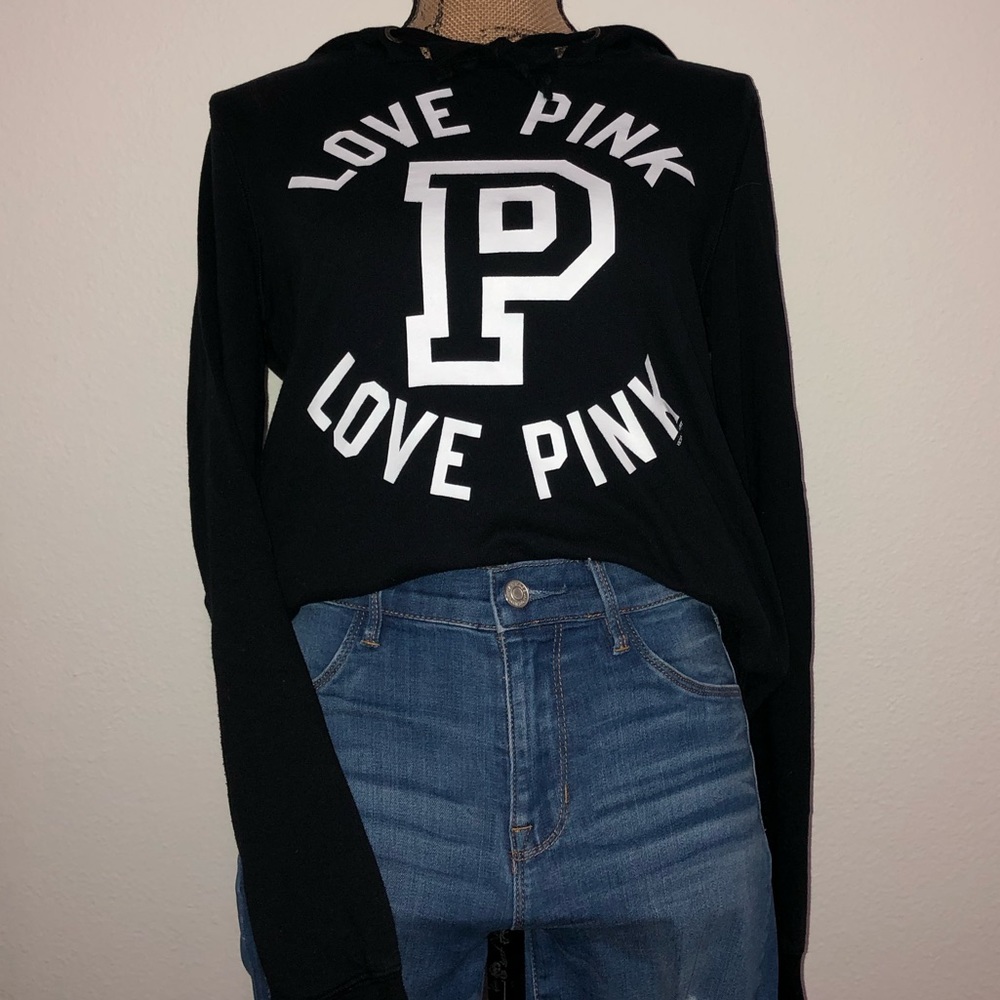 NWOT VS PINK Black Hoodie